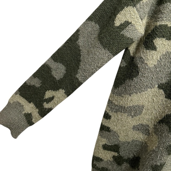 Lucky Brand wool blend camo cardigan sweater Small - Picture 7 of 12